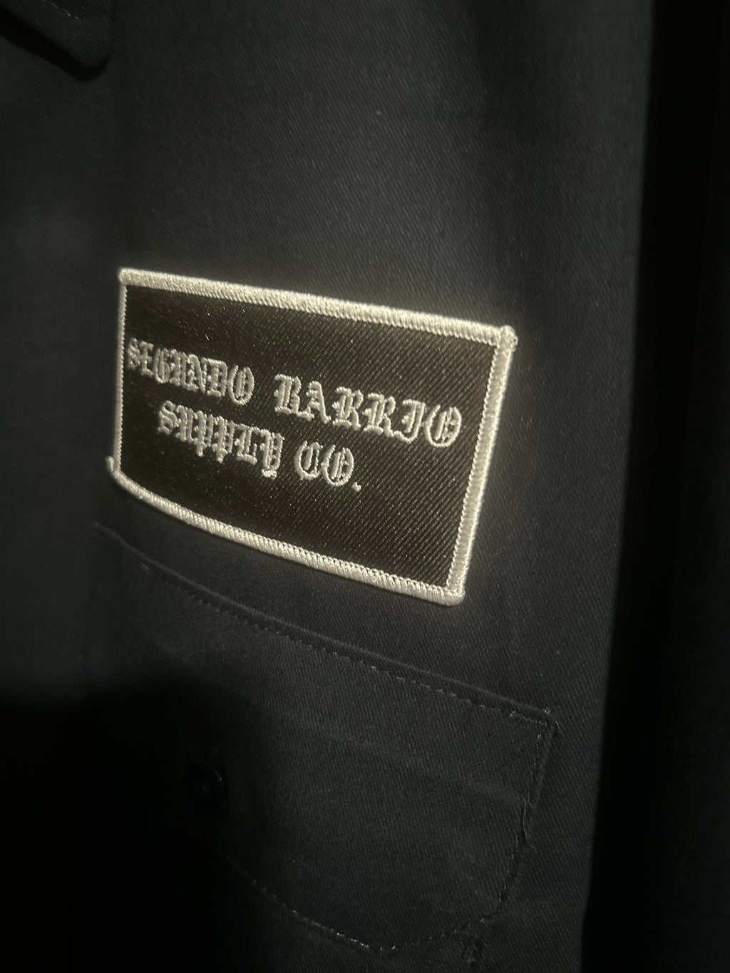 Dickies Work Shirt with Segundo Barrio Patch - Premium Pressed - Segundo Barrio Supply Co.