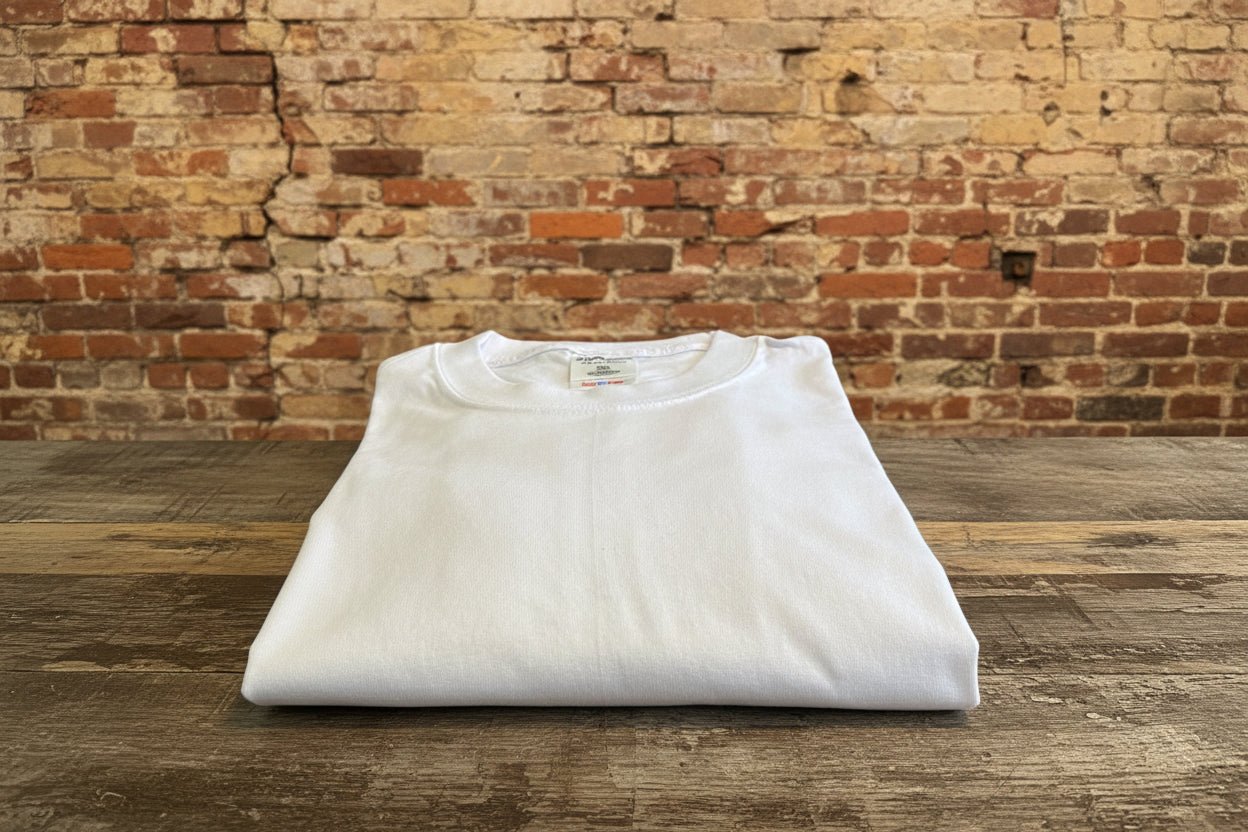 Shaka Heavyweight White Tee - Segundo Barrio Supply Co.